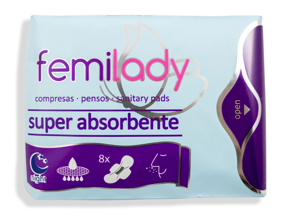 Compresas de noche Femilady